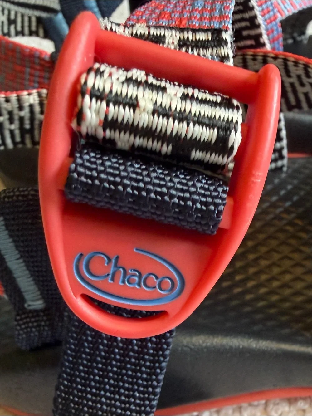 Chaco J180024 Kids Strappy Adjustable Buckle Sandals Red Blue Black US 12